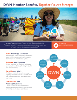 DWN Member Benefits, Together We Are Stronger
