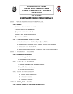Gu&iacute;a de estudio - Orientaci&oacute;n II - CECyT 8