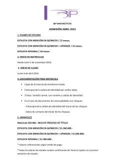 Información - BIP Hair Institute. Instituto de peluquería