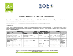 PlanAnticorrupcion2015 - Area Metropolitana del Valle de Aburra
