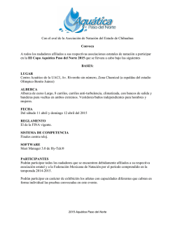 III Copa Aquatica Paso del Norte 2015