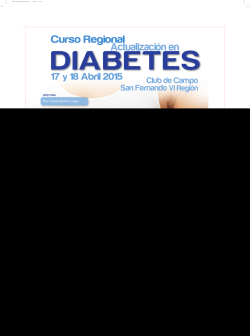 Afiche - Sociedad Chilena de Endocrinología y Diabetes