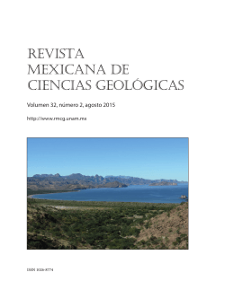 contenido - Revista Mexicana de Ciencias Geológicas