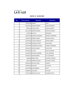 No Documento Apelidos Nombres