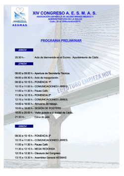 Programa PDF - Melkart Congresos