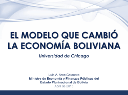 Bolivia - Ministerio de Economía y Finanzas