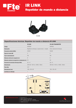 IR LINK - Fte maximal
