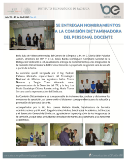 Boletín 41 - Instituto Tecnológico de Pachuca