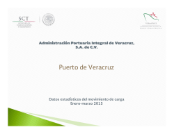 E - Administración Portuaria Integral de Veracruz SA de CV
