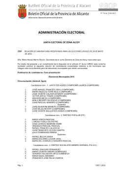 Junta Electoral de Zona de Alcoy