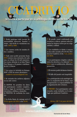 te invita a participar en la antología de cuento de los 90