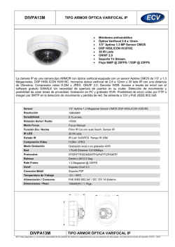 DIVPA13M DIVPA13M - ECV V&iacute;deo Seguridad SA