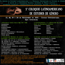 5to Coloquio Latinoamericano sobre Estudios de Género
