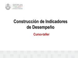 Indicadores de desempe&ntilde;o