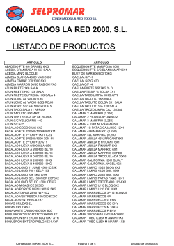 Descargar el listado de productos en PDF