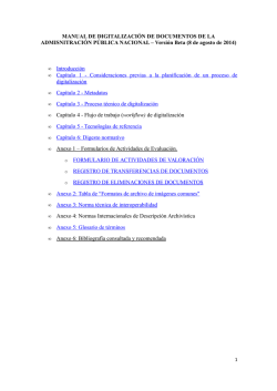 II. Manual de Digitalizaci&oacute;n