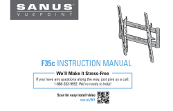 F35c INSTRUCTION MANUAL - SANUS