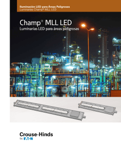 Iluminaci&oacute;n LED para &Aacute;reas Peligrosas - Crouse