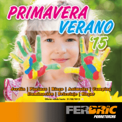 Jard&iacute;n | Piscinas | Riego | Animales | Camping Iluminaci&oacute;n