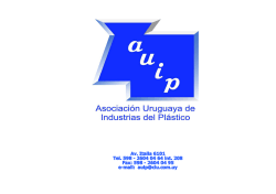 productos que fabrica - Asociación Uruguaya de Industrias del