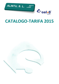 CATALOGO-TARIFA 2015