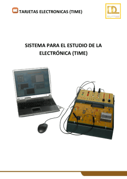 TARJETAS ELECTRONICAS (TIME)