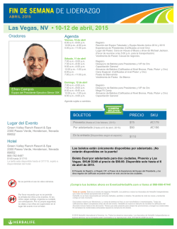 Informaci&oacute;n - Eventos Herbalife