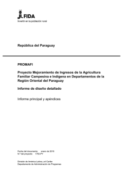 Informe de diseño del proyecto