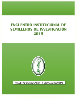 PROGRAMACIÓN EISI - FECH 2015