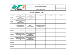 Horarios examenes extraordinarios OCI y Log&iacute;stica