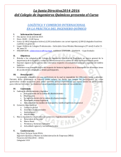 Más información aqu - Colegio de Ingenieros Químicos de Guatemala