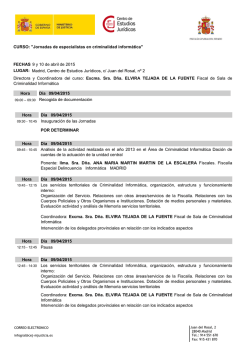 Programa - Centro de Estudios Jurídicos