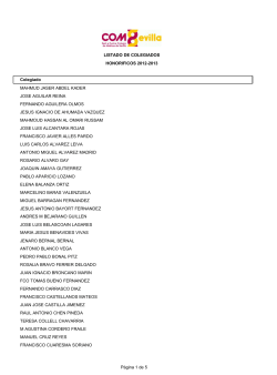 listado colegiados honoríficos 2012-2013