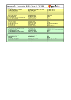 Plazas para el TyC Premium adidas #2 /2015 (Antequera