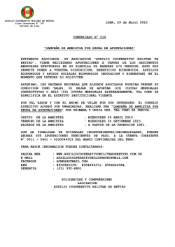 SOCIEDAD MUTUALISTA MILITAR POLICIAL DEL PERU