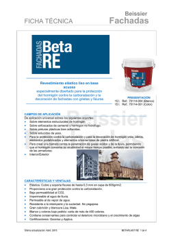 Ficha Técnica Beta RE