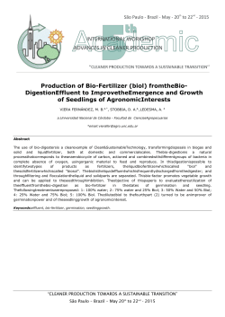Production of Bio-Fertilizer (biol) fromtheBio