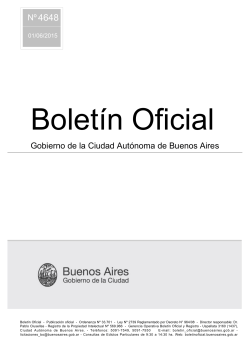 4648 - Boletín Oficial - Ciudad Autónoma de Buenos Aires