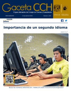 Importancia de un segundo idioma - Cch