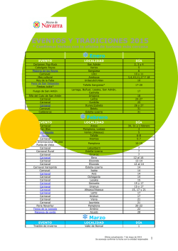 Fiestas y tradiciones destacadas 2015