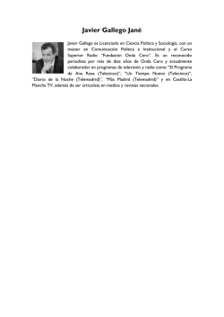 Javier Gallego Jan&eacute;