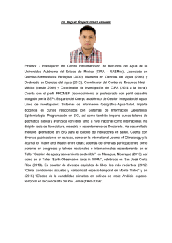Dr. Miguel Angel Gómez Albores