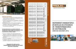 INCREMENTO MANDATORIO EN NIVELES DE