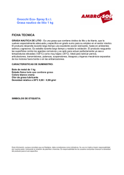 Gnocchi Eco- Spray S.r.l. Grasa nautico de litio 1 kg - ambro-sol
