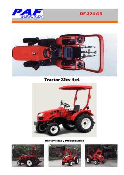 Tractor 22cv 4x4 DF