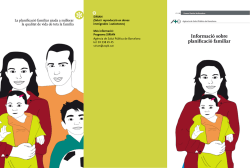 informaci&oacute; contraceptiva - Ag&egrave;ncia de Salut P&uacute;blica de Barcelona