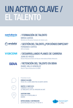 Talento 2015.12 Mayo - Asociación Centro de Dirección de