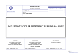 guia formativa obstetricia ginecologia