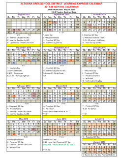altoona area school district learning express calendar 2015