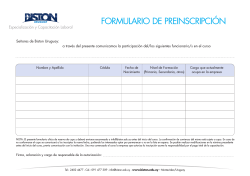 formulario de preinscripcion EMPRESAS